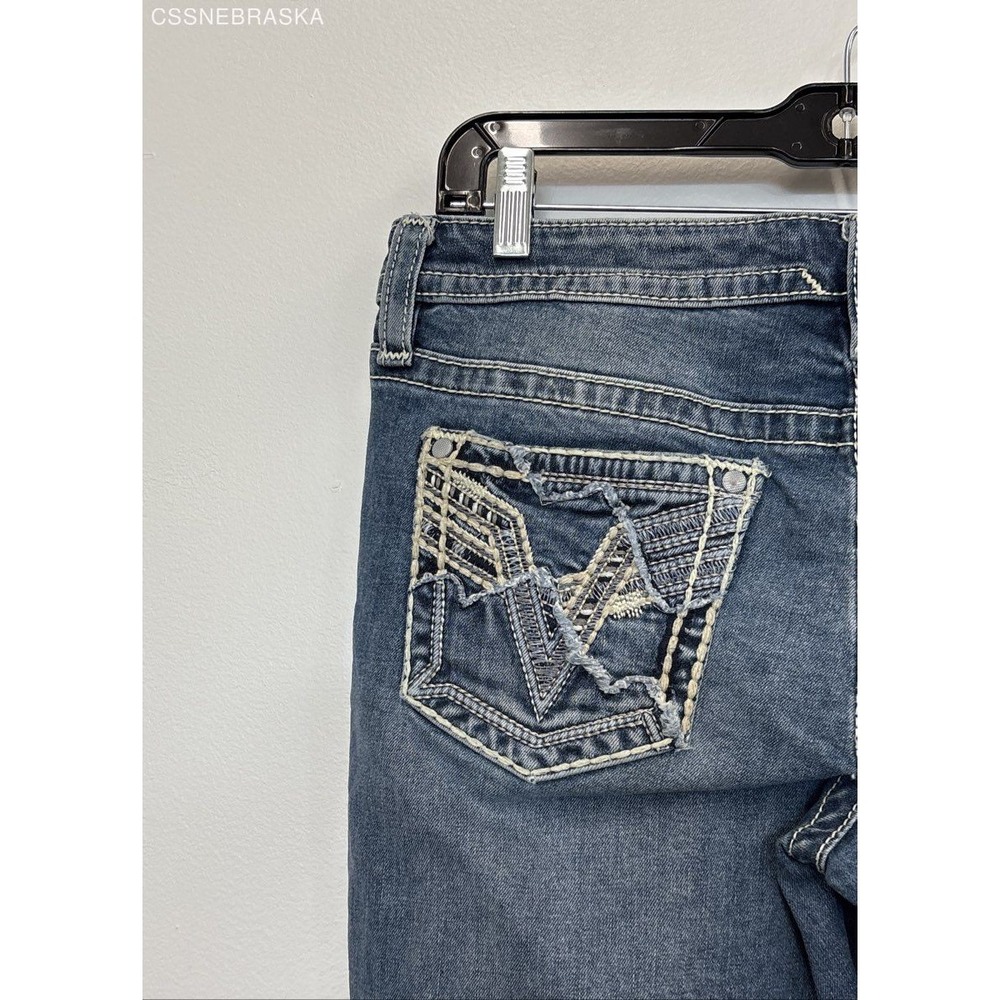 Vigoss Blue Jeans Womens Capri Heritage Fit - Size‎ S7/8 L27 - Picture 4 of 10